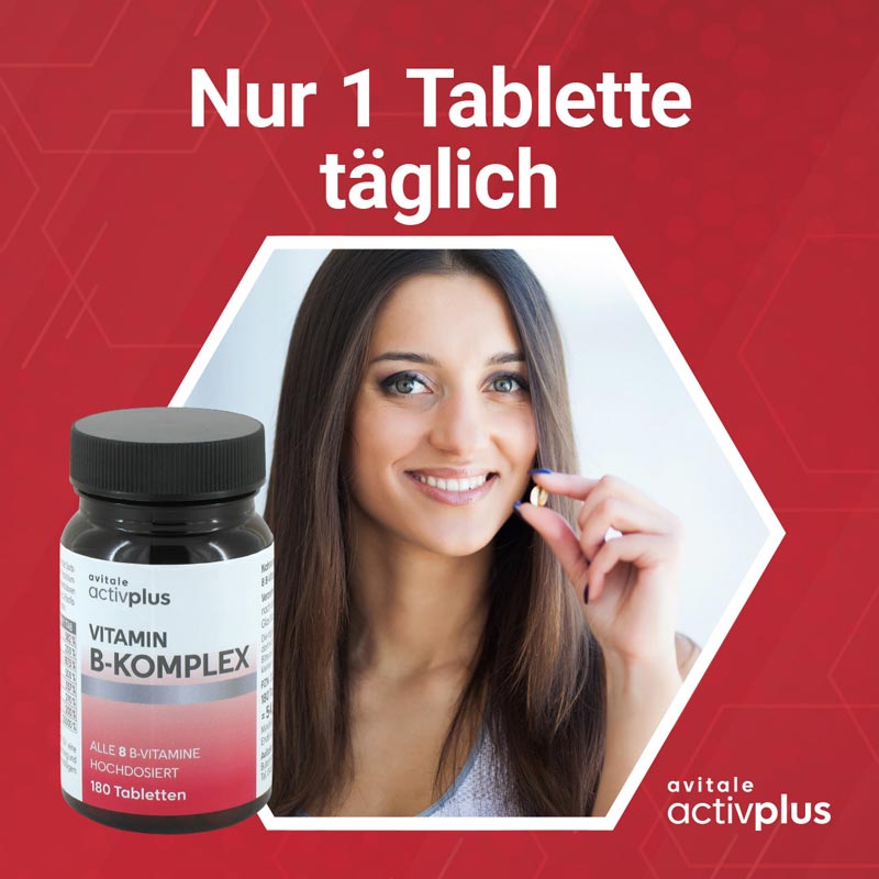 avitale activplus VITAMIN B-KOMPLEX 180 St Tabletten