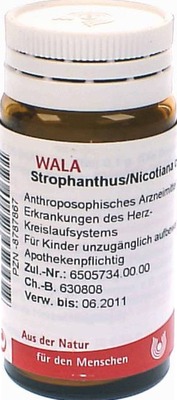 Strophanthus/Nicotiana comp.Globuli 20 g Globuli