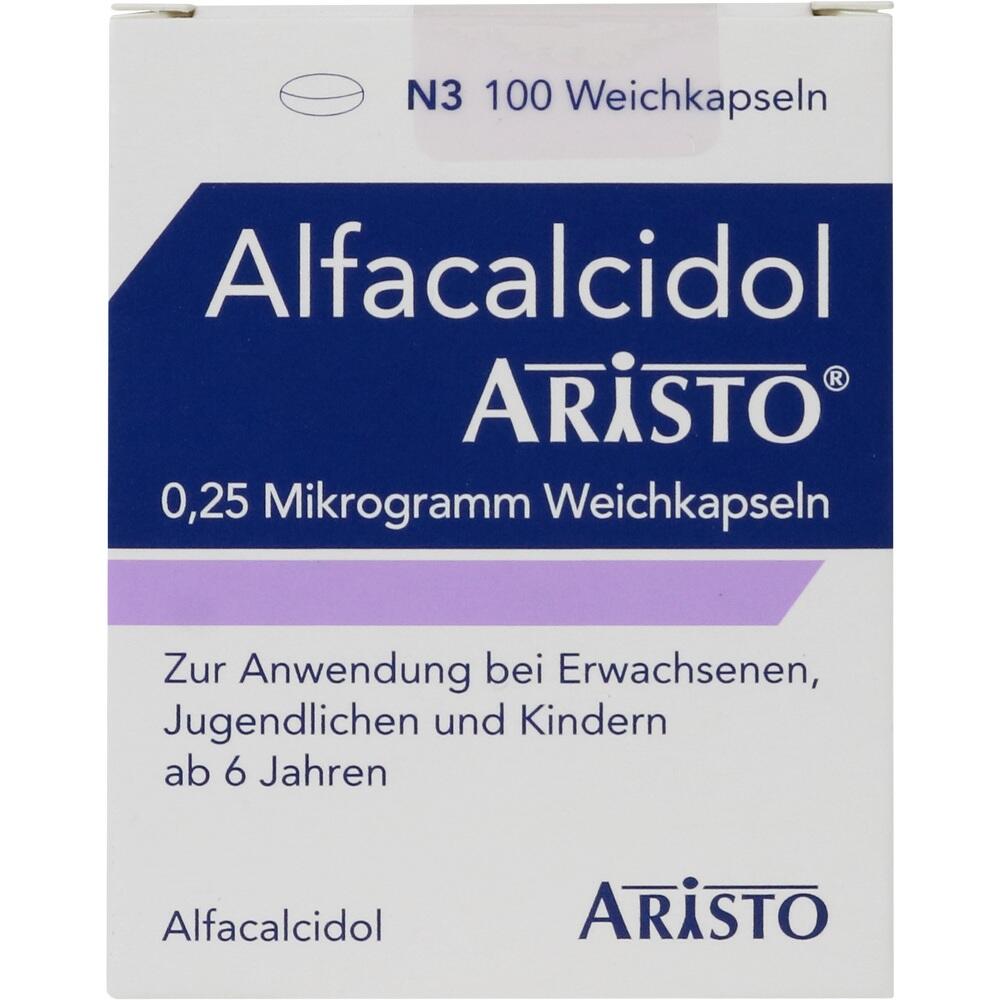ALFACALCIDOL Aristo 0,25 Mikrogramm Weichkapseln 100 St Weichkapseln