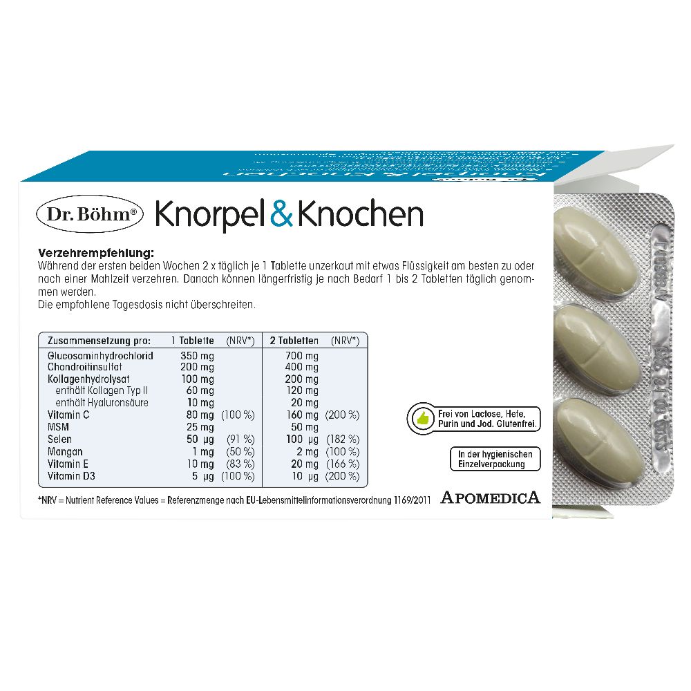 Dr. Böhm Knorpel & Knochen 120 St Tabletten
