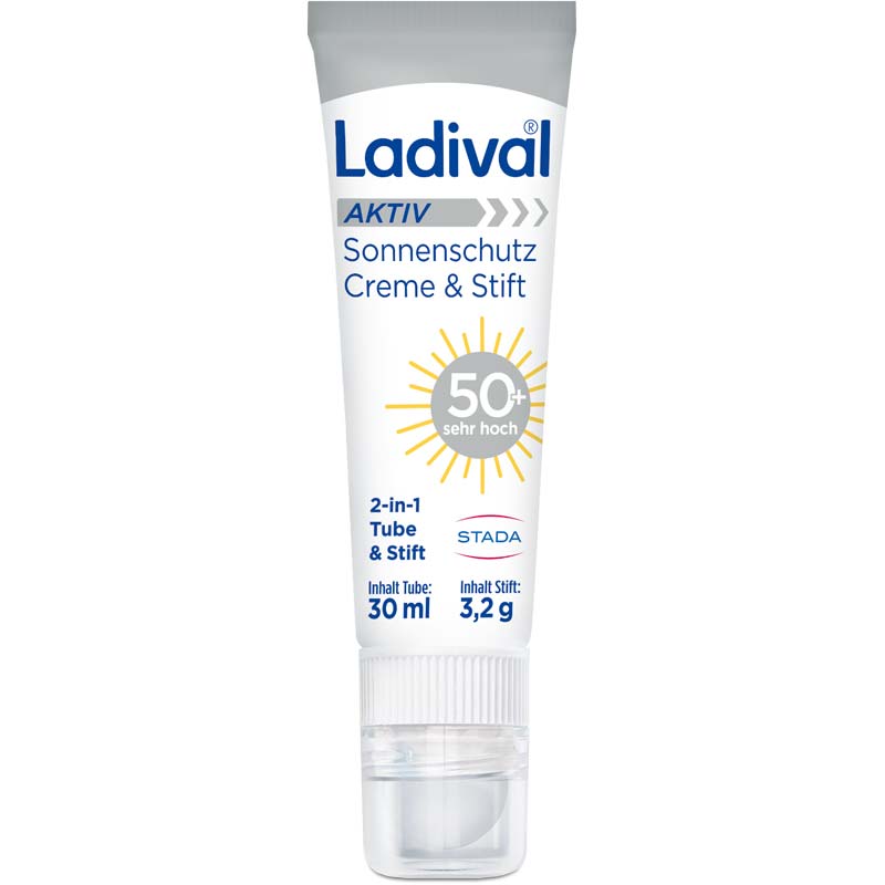 Ladival AKTIV Sonnenschutz Creme & Stift LSF 50+ 30 ml Creme