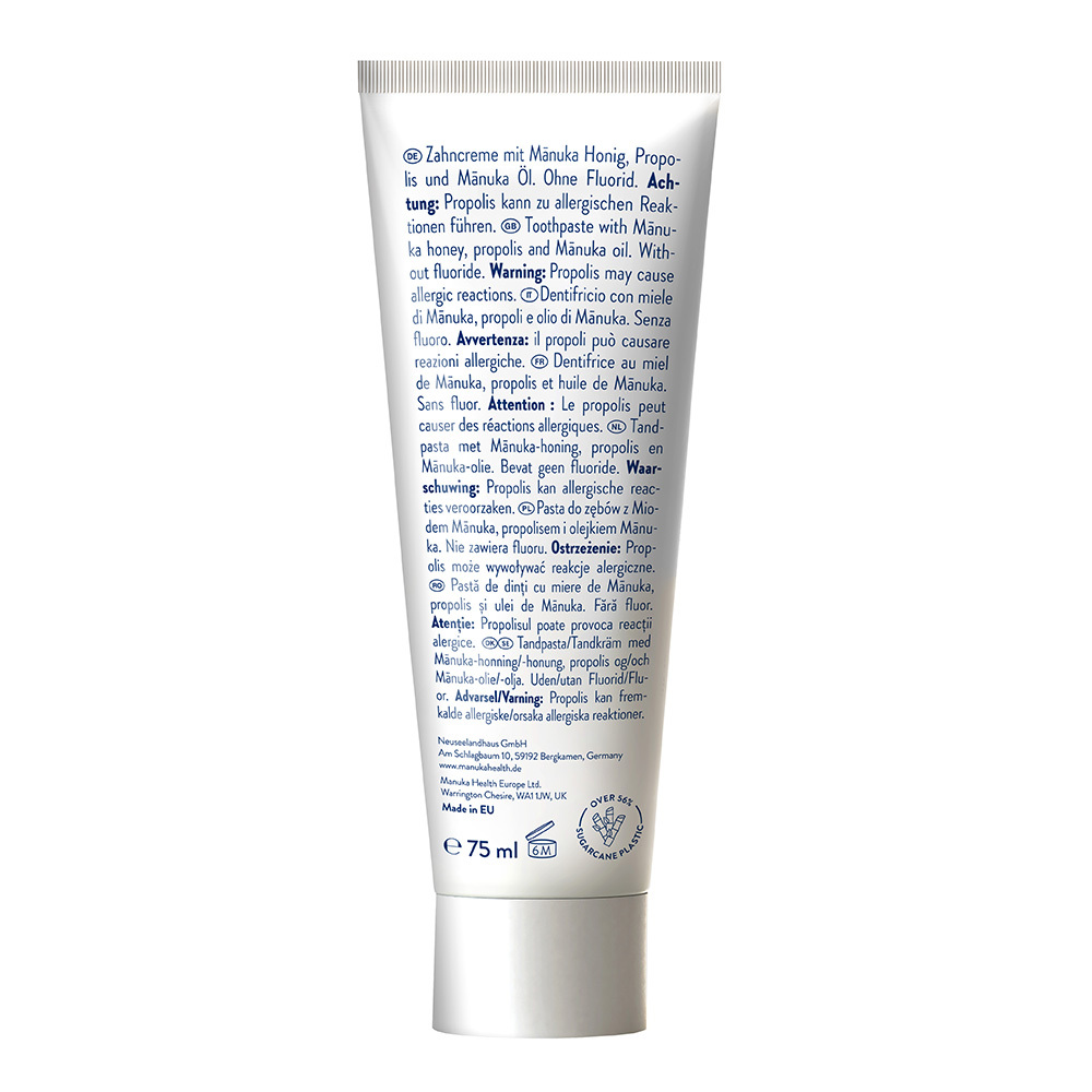 Manuka Health Honig-Propolis Zahncreme fluoridfrei  75 ml Zahncreme