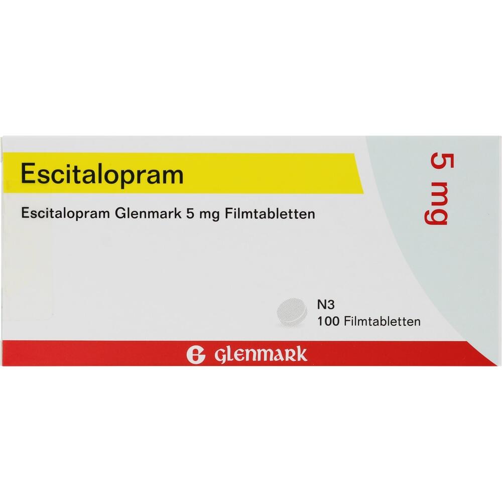 Escitalopram Glenmark 5mg 100 St Filmtabletten