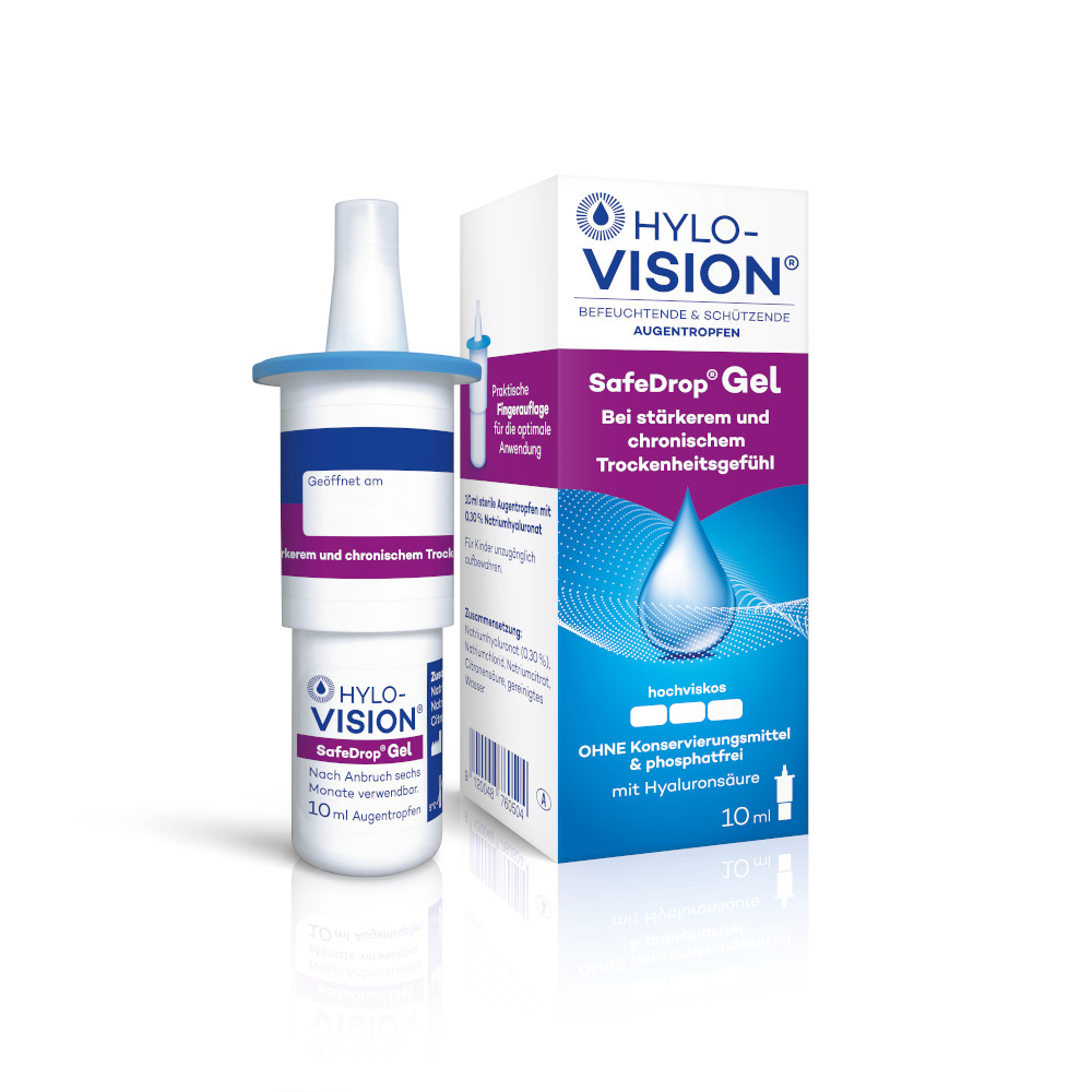 HYLO-VISION SafeDrop Gel 10 ml Augentropfen