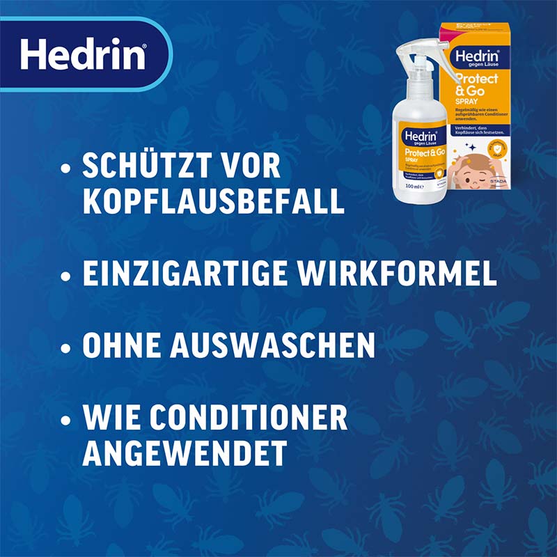 HEDRIN ONCE SPRAY GEL + Protect & Go Spray 1 St Sparset