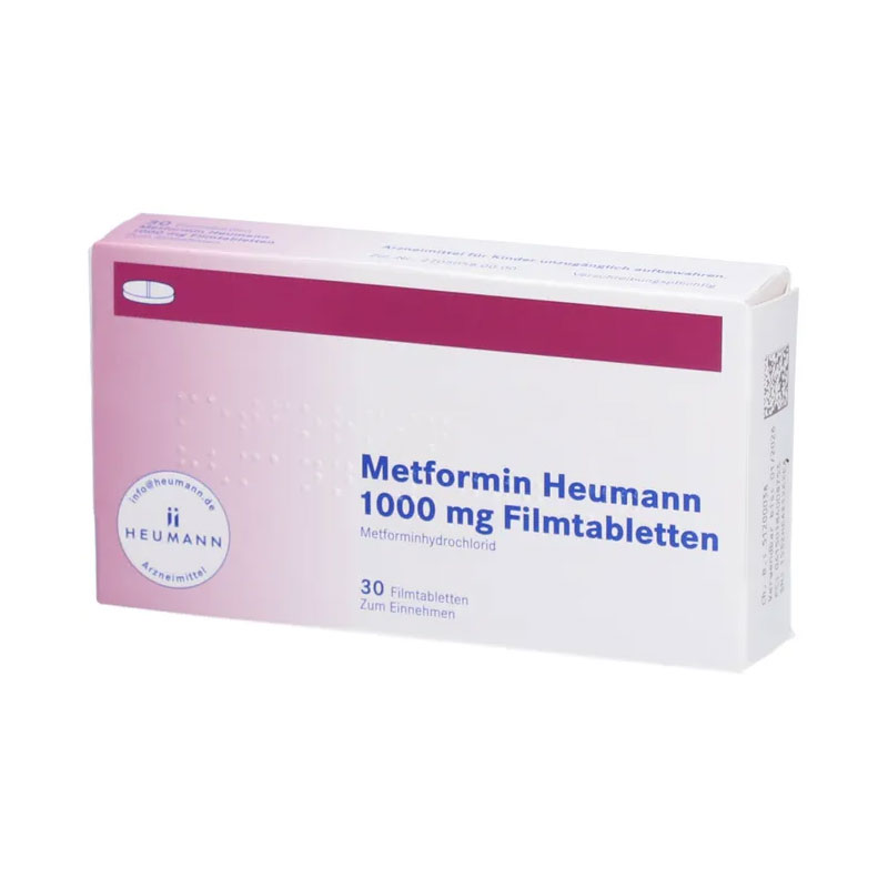 Metformin Heumann 1000 mg  30 St Filmtabletten