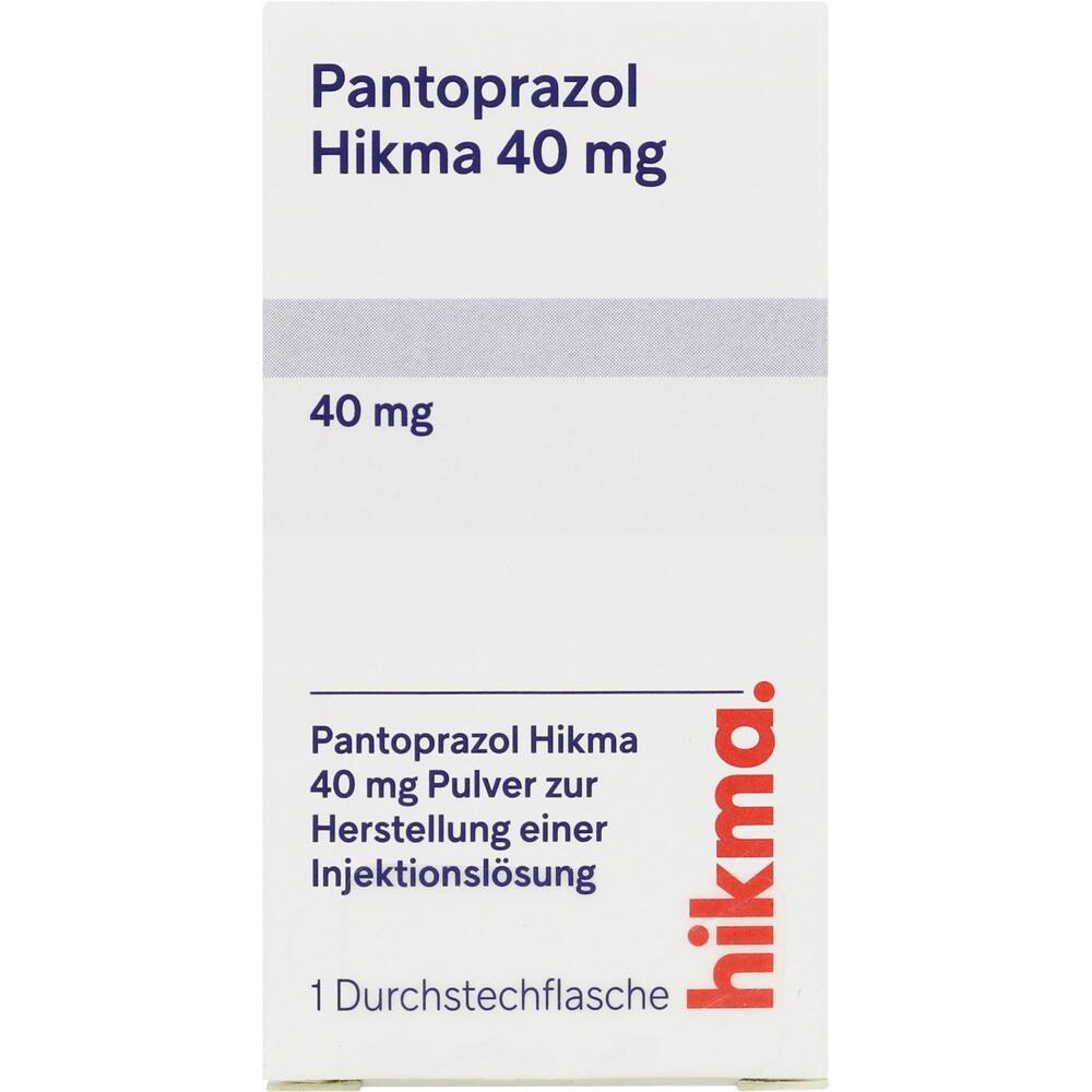 Pantoprazol Hikma 40 mg  1 St Pulver zur Herstellung einer Injektionslösung