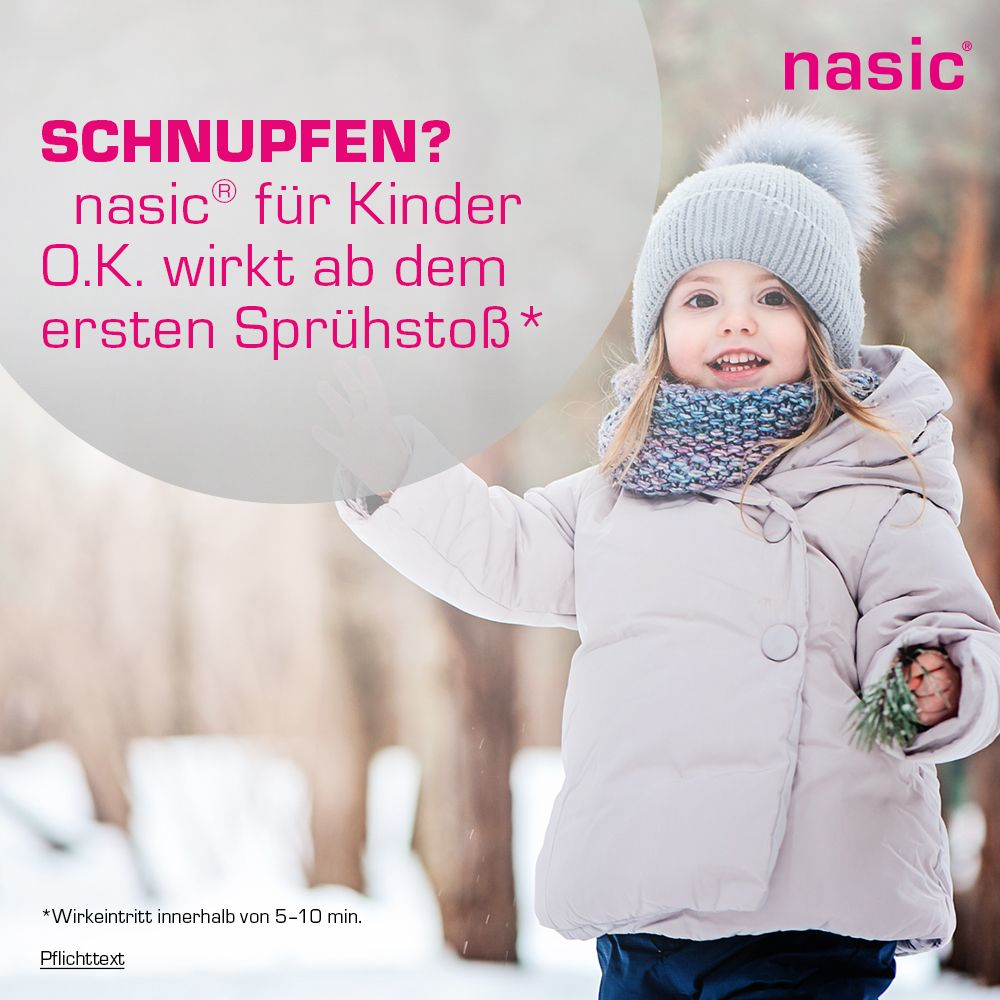 nasic O.K. Kinder NS 10 ml Doppelpack 2X10 ml Nasenspray