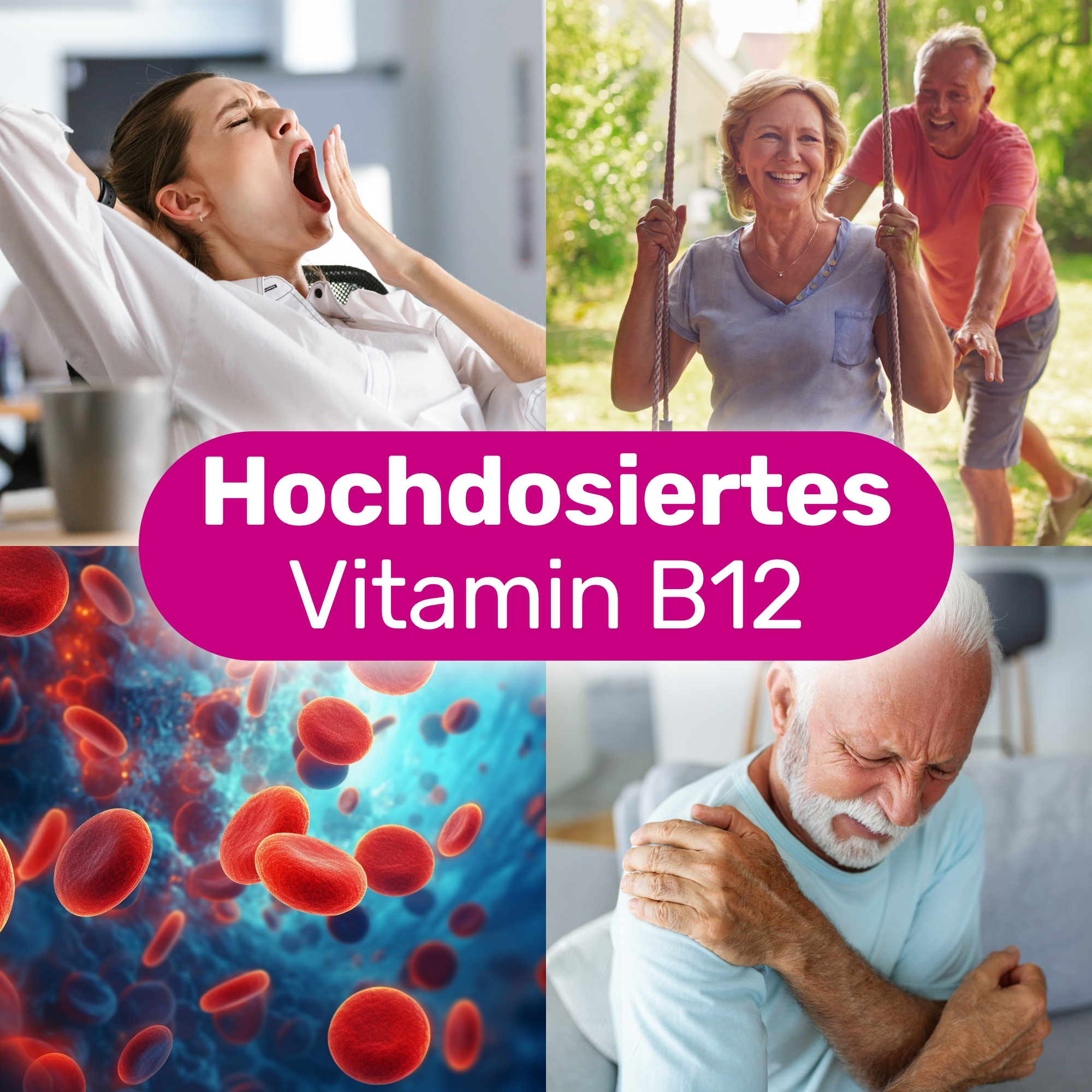 Glycowohl Vitamin B12 1000 µg hochdosiert vegan 120 St Kapseln