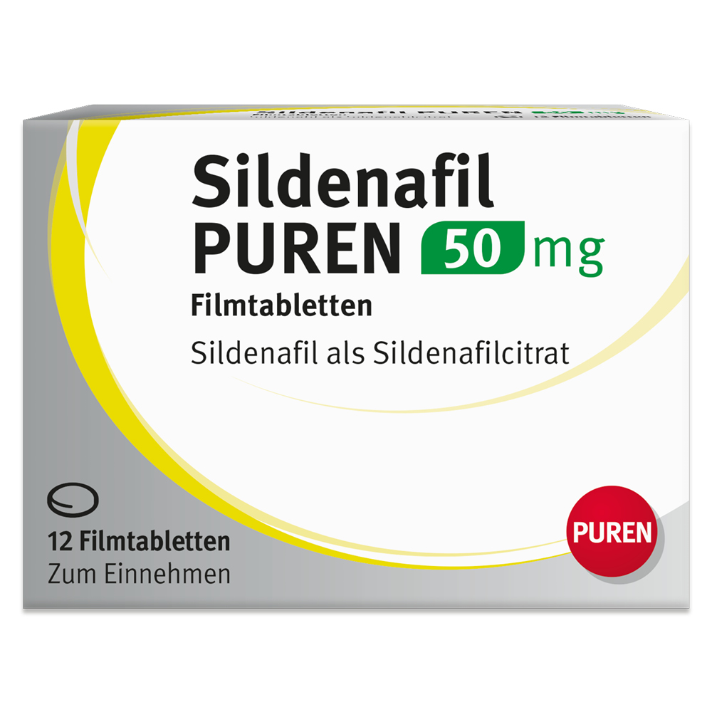Sildenafil PUREN 50 mg 12 St Filmtabletten