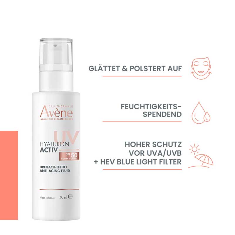 EAU THERMALE Avène UV HYALURON ACTIV SPF 50 40 ml Emulsion