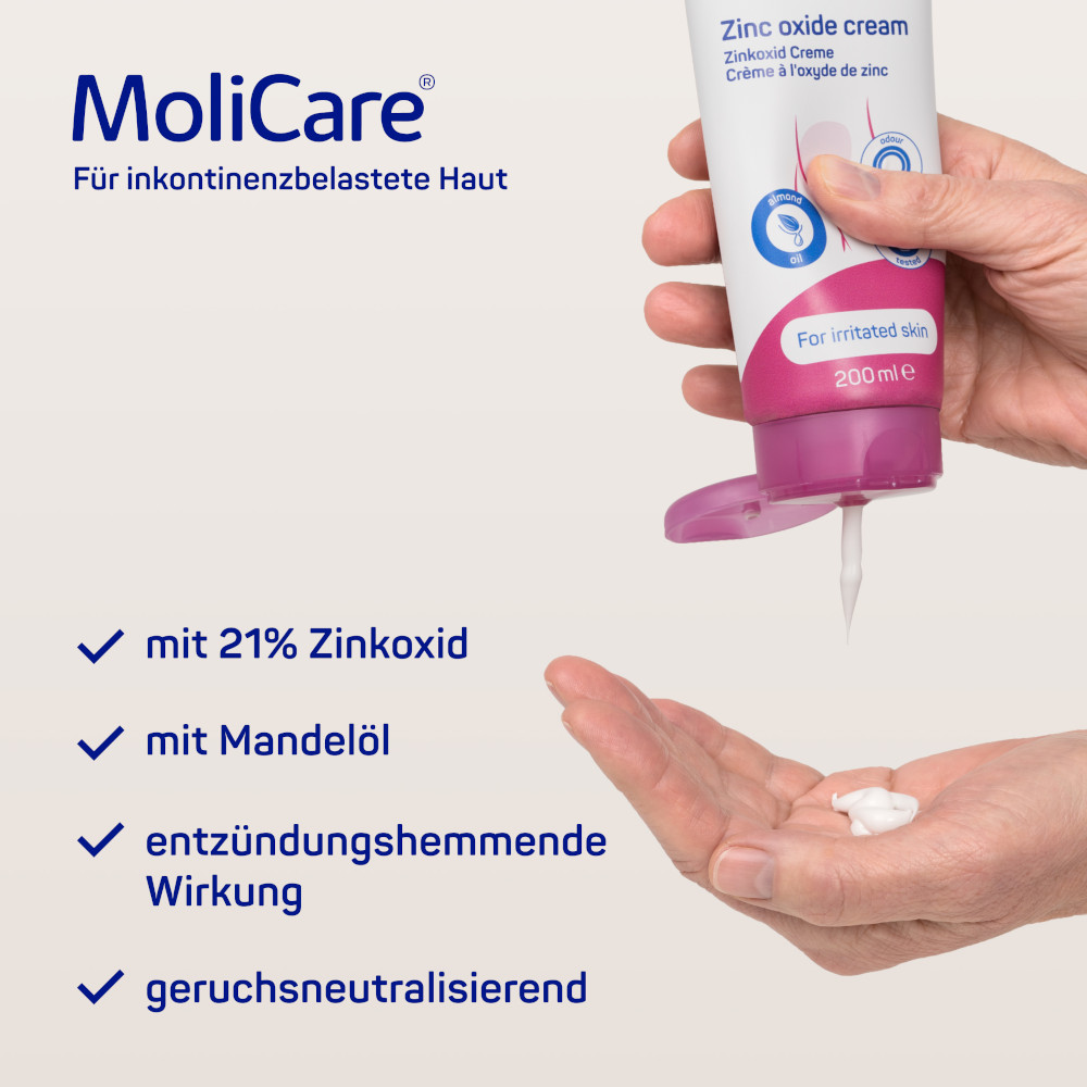 MOLICARE SKIN Zinkoxidcreme 200 ml Creme