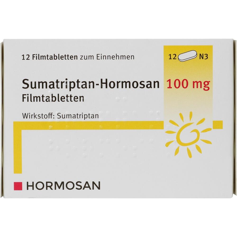 Sumatriptan-Hormosan 100mg 12 St Filmtabletten