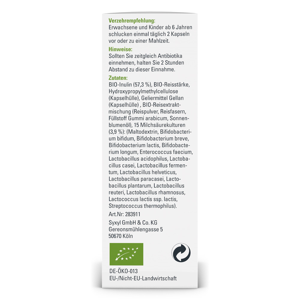 PROBIO-CULT PUR 15 DARMFLORA-BALANCE 60 St Kapseln
