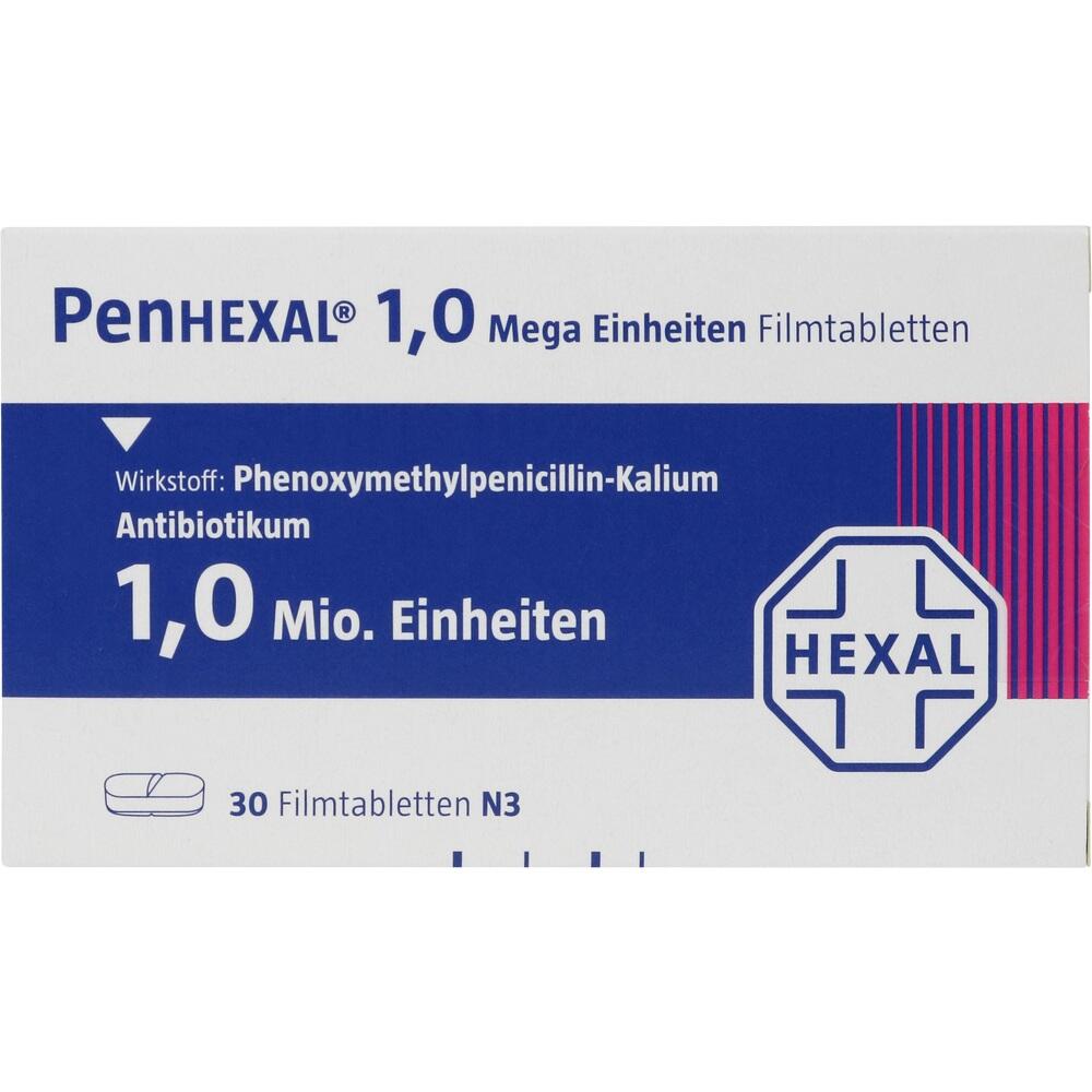 PenHEXAL 1,0  Mega 30 St Filmtabletten