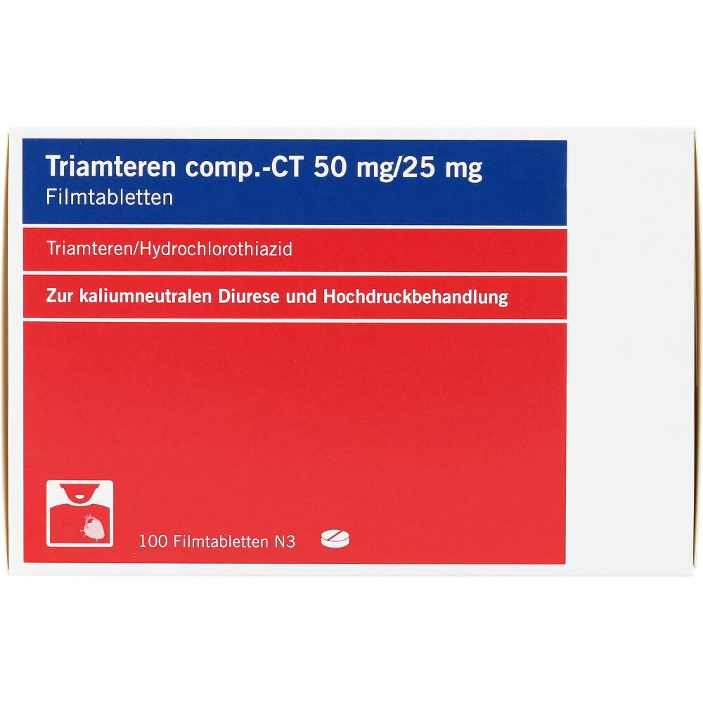 Triamteren comp.-CT 50mg/25mg 100 St Filmtabletten