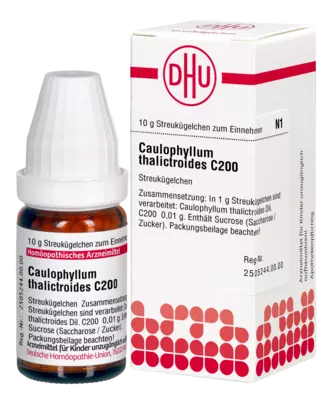 CAULOPHYLLUM THALICTROIDES C 200 Globuli 10 g Globuli