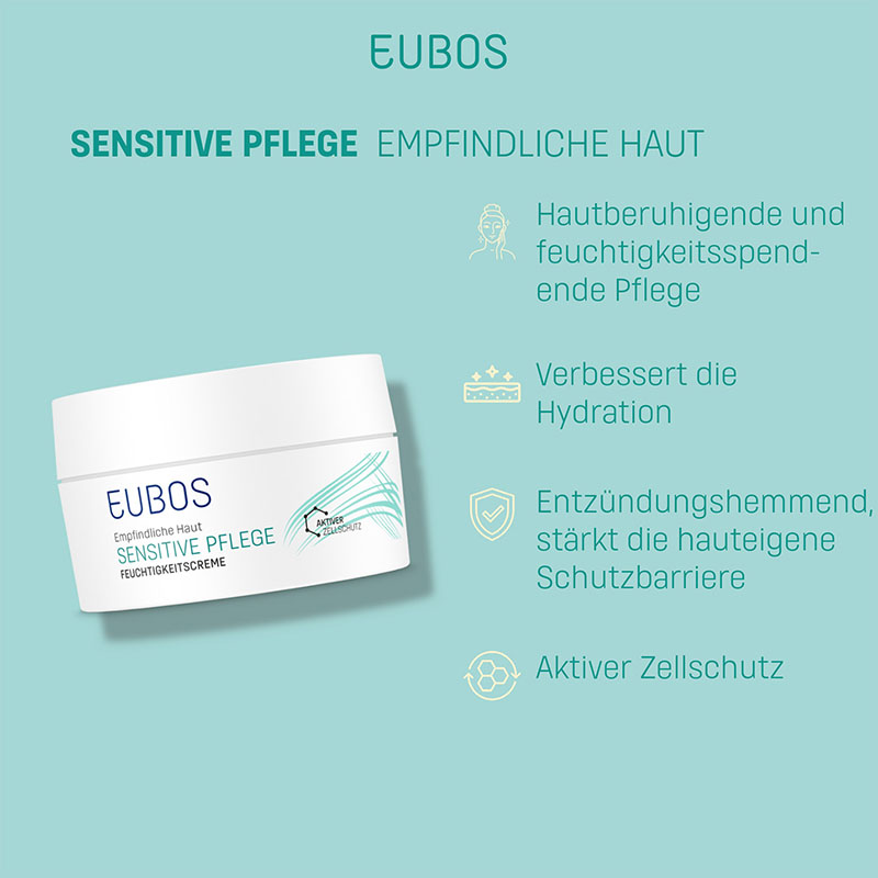 EUBOS SENSITIVE Feuchtigkeitscreme Tagespflege 50 ml Creme