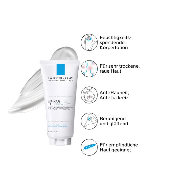 LA ROCHE-POSAY Lipikar Lait Urea 5+ 200 ml Lotion