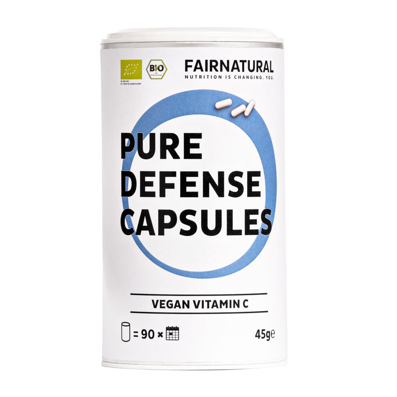 PURE DEFENSE CAPSULES VEGAN VITAMIN C 90 St Kapseln