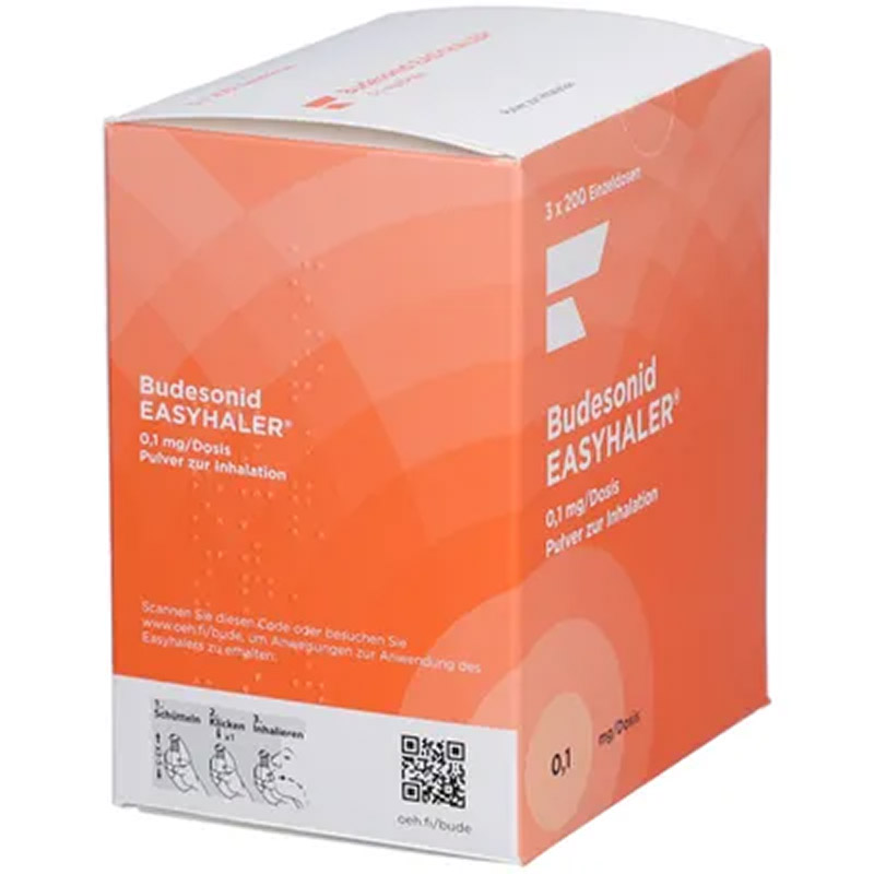 Budesonid Easyhaler 0,1mg/Dosis 3 St Inhalationspulver