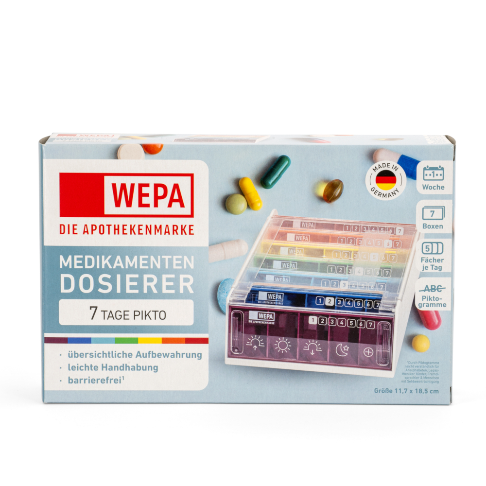 WEPA 7 Tage Wochenmagazin Regenbogen Piktogramme 1 St