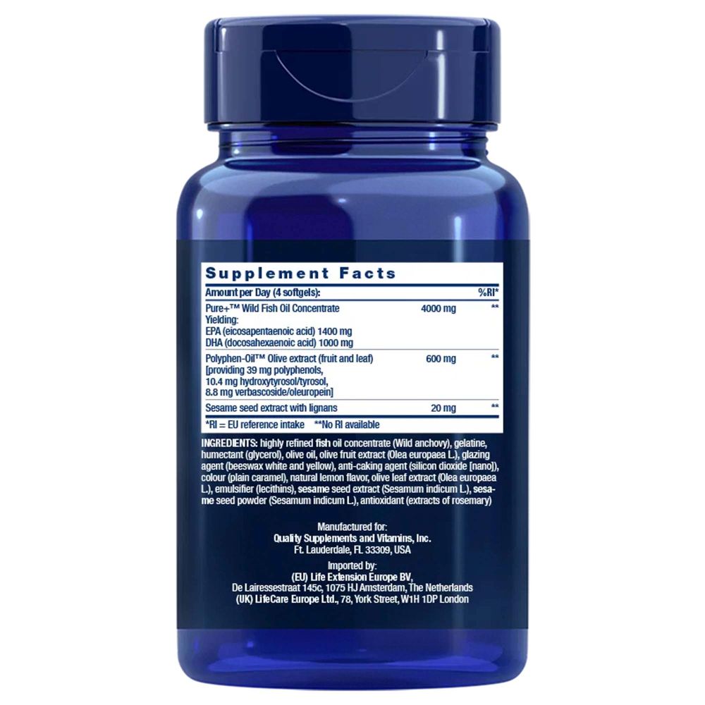 LIFE EXTENSION Super Omega-3 120 St Weichkapseln