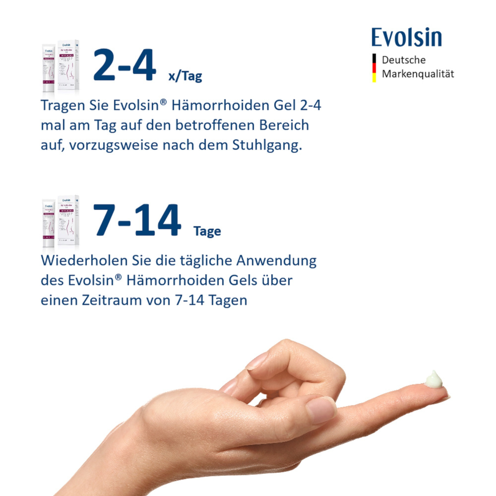 Evolsin Hämorrhoiden Gel 40 ml Gel