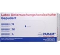 HANDSCHUHE Einmal Latex gepudert S 100 St Handschuhe