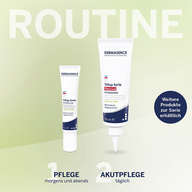 DERMASENCE Vitop forte AUGENPFLEGE 15 ml Creme