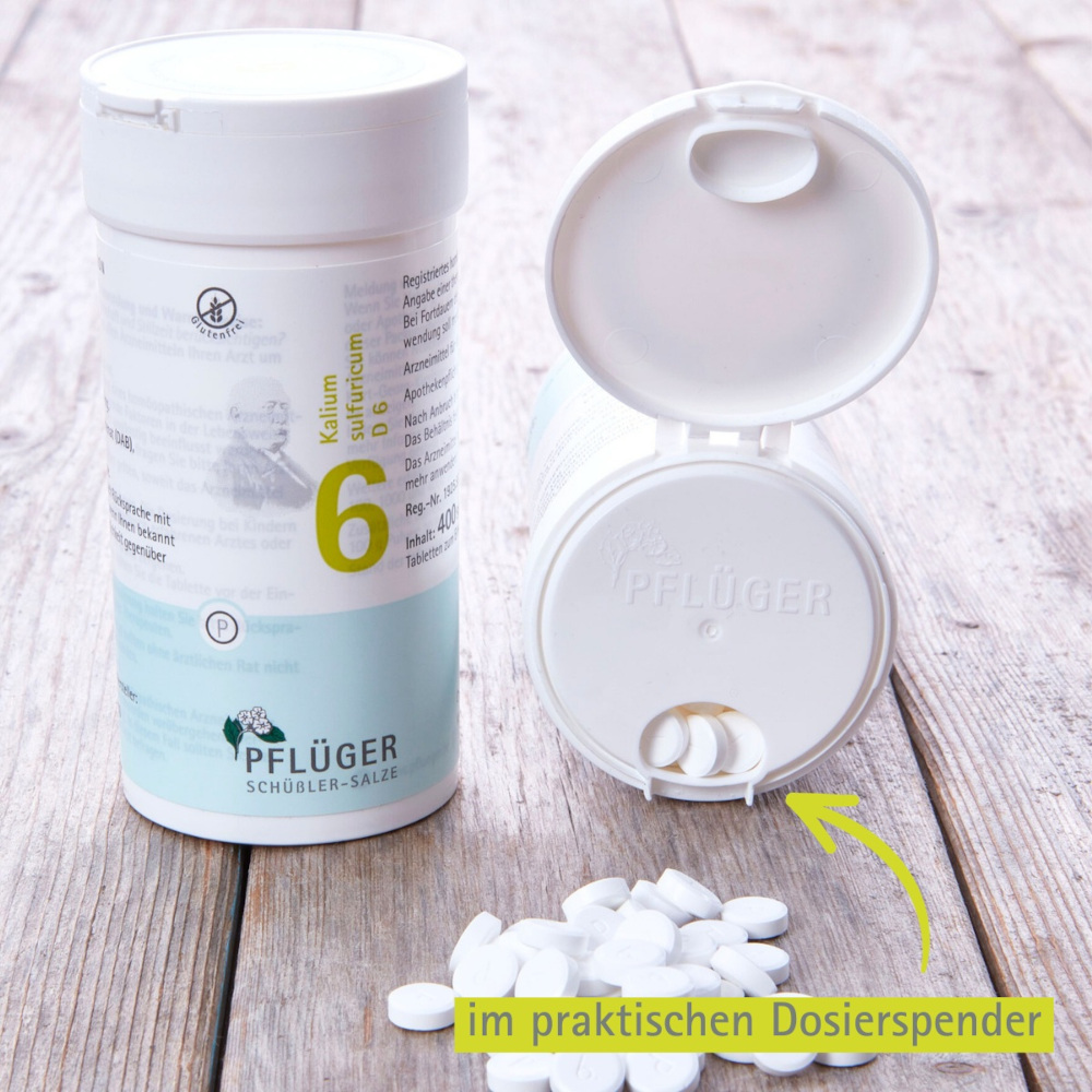 Schüßler-Salz Nr. 6 Kalium sulfuricum D6 1000 St Tabletten