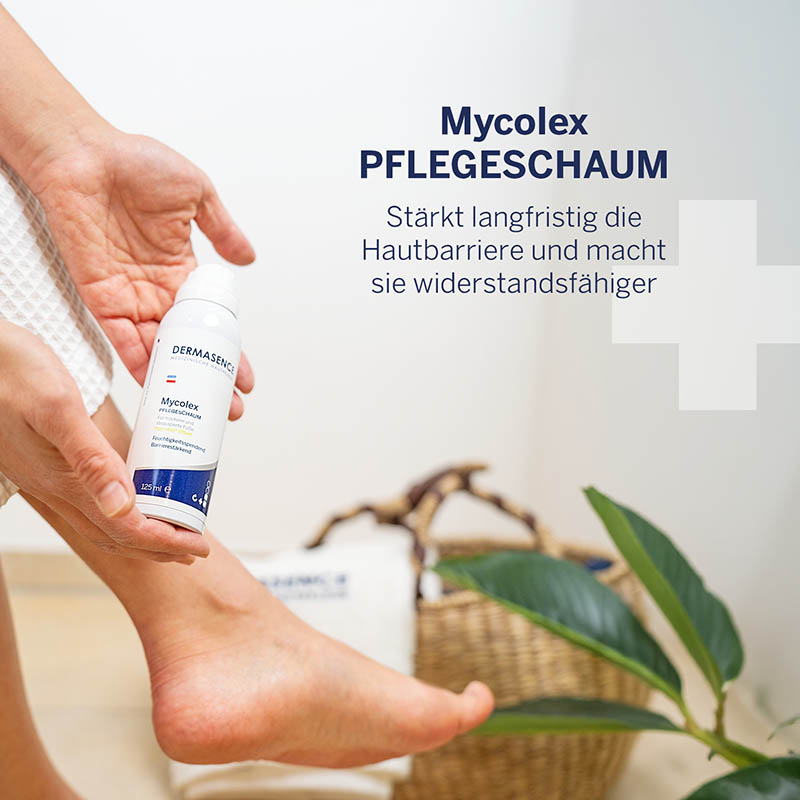 DERMASENCE Mycolex PFLEGESCHAUM 125 ml Schaum