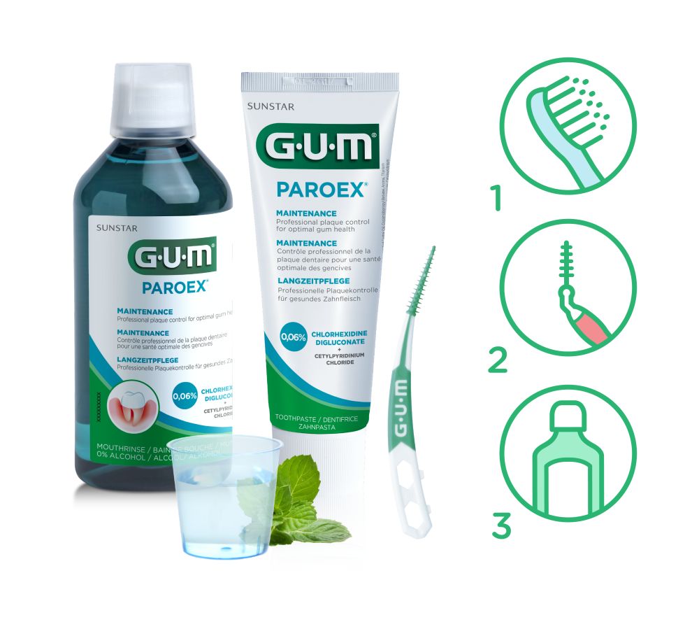 GUM PAROEX 0,06% CHX  75 ml Zahnpasta