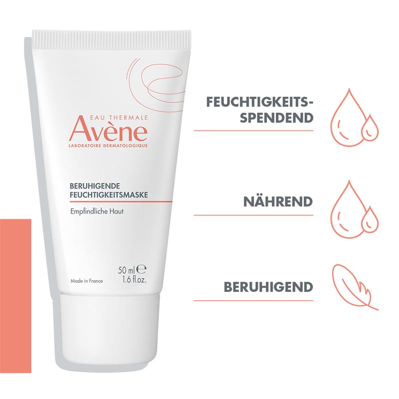 Avène BERUHIGENDE FEUCHTIGKEITSMASKE  50 ml Emulsion