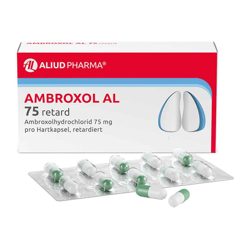 Ambroxol AL 75 retard zur Erleichterung des Abhustens bei erk&auml;ltungsbedingter Bronchitis (Schleiml&ouml;ser)