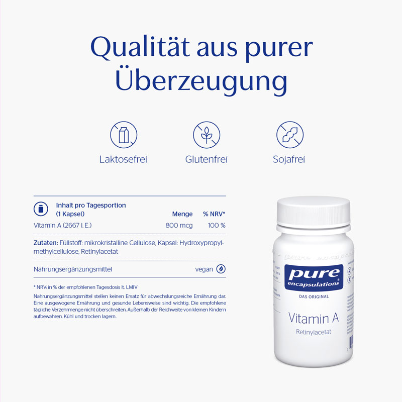 pure encapsulations Vitamin A 60 St Kapseln
