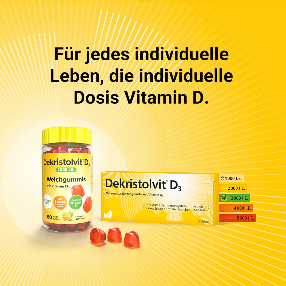 Dekristolvit D3 2000.I.E. pflanzlich 120 St Kapseln