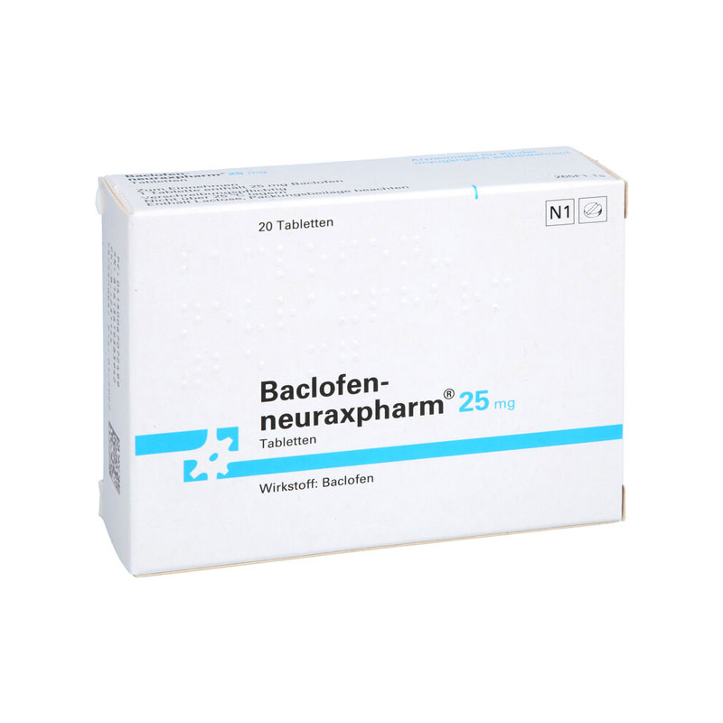 BACLOFEN neuraxpharm 25 mg Tabletten 20 St Tabletten