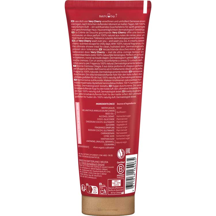 Weleda Very Cherry Shower Cream 200 ml Duschgel