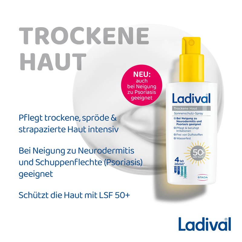 Ladival Trockene Haut Sonnenschutz-Spray LSF 50+ 150 ml Spray