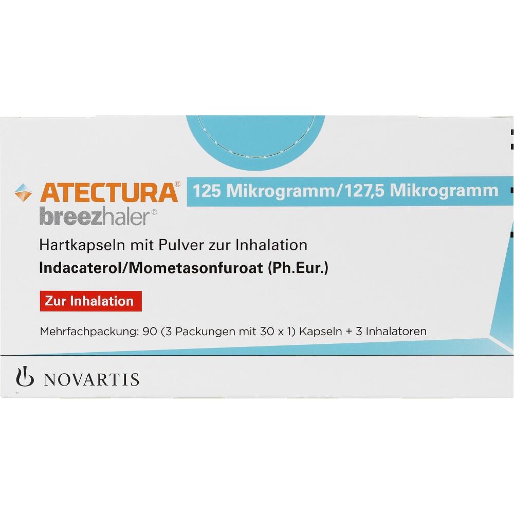ATECTURA 125 Mikrogramm/127,5 Mikrogramm 3X30 St Hartkapseln mit Pulver zur Inhalation