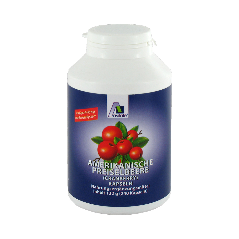 Avitale PREISELBEERE 240 St Kapseln