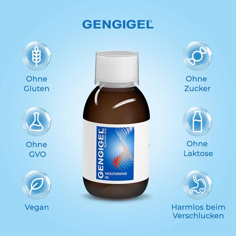 GENGIGEL HYDROGEL MUNDSPÜLUNG 150 ml Mundwasser