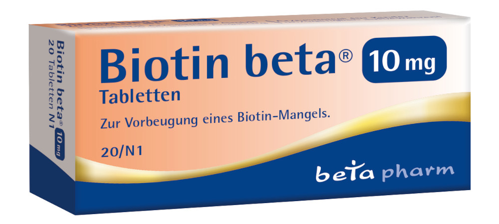 Biotin Beta 10 mg Tabletten 20 St Tabletten