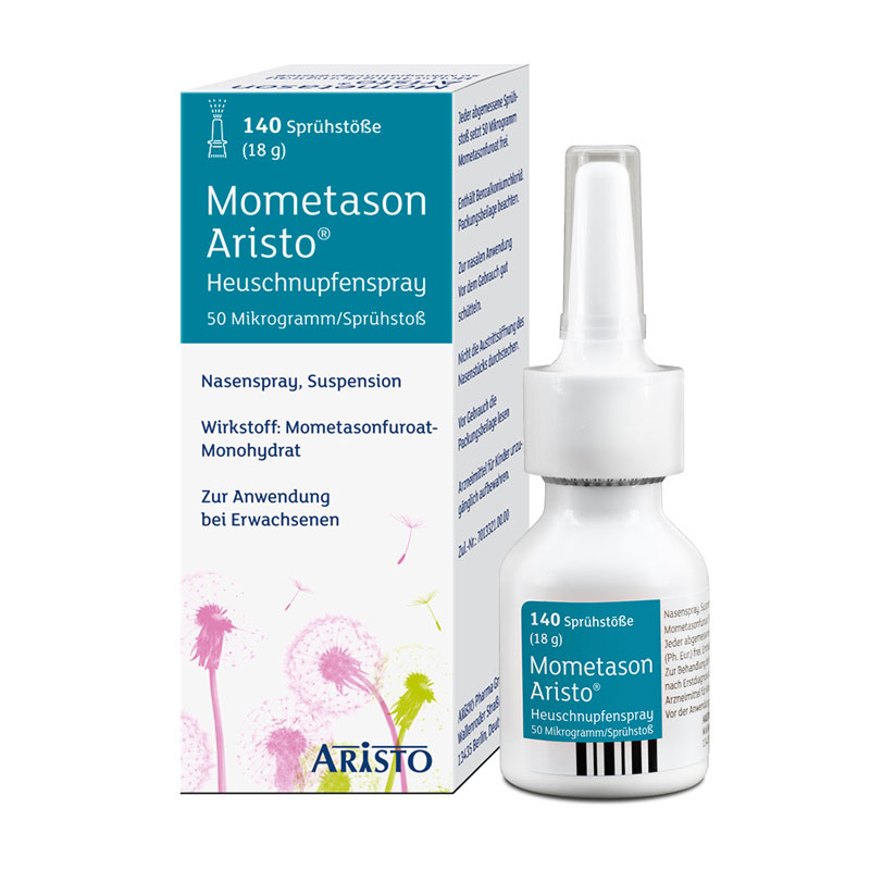 Mometason Aristo Heuschnupfenspray 50 µg/Sprühstoß 18 g Nasenspray