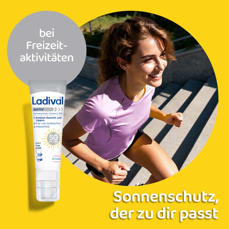 Ladival AKTIV Sonnenschutz Creme & Stift LSF 50+ 30 ml Creme