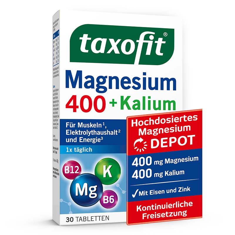 taxofit Magnesium 400 + Kalium 30 St Tabletten