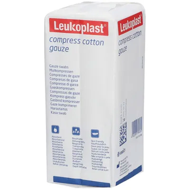 Leuloplast Kompressen 7,5x7,5cm 12-fach 100 St Kompressen