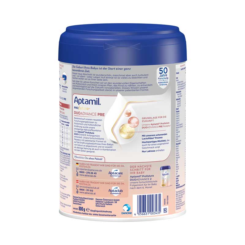 Aptamil PROfutura DUOADVANCE PRE 800 g Pulver
