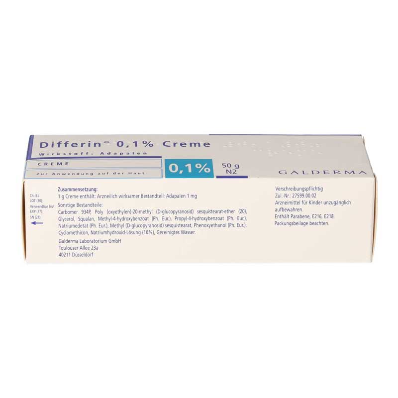 Differin 0,1% Creme 50 g Creme